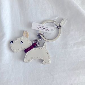 Coach Dog Keychain